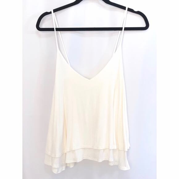 0102 NEW White Cami Spaghetti Strap Top - Picture 2 of 8